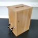 FixtureDisplays® Engineered Wood Tithes Offering Box Cross Christian Church Knock-Down Wood Donation Boxes, Collection Boxes,Charity Boxes 11.8 inche wide x 9.5 inches deep x 15.8 inches height 21396-KD